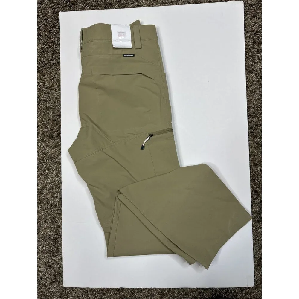 NWT Peak Performance Methodzo P‎ Hiking Pants Mens S Tan Stretch Outdoor Trail